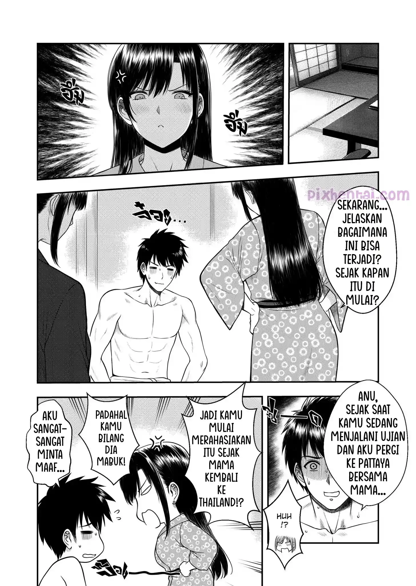 Komik hentai xxx manga sex bokep My Oyakodon Godaan Mama Semok dan Kakak Cantik 40